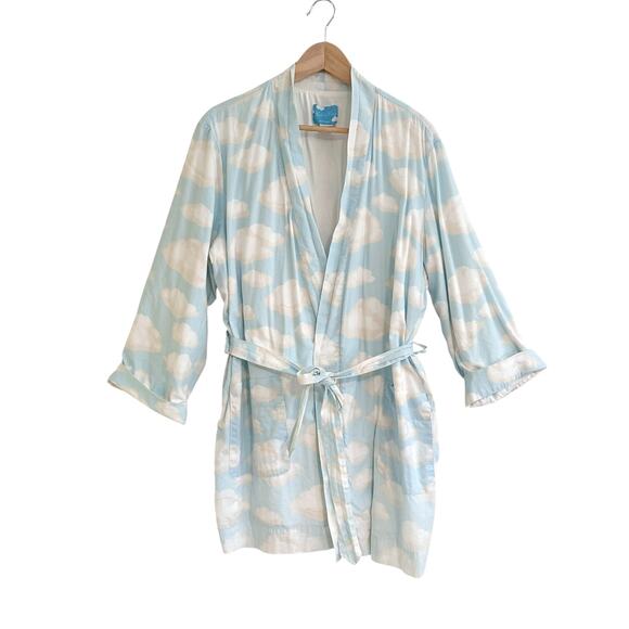 Nick & Nora Cloud Robe Size L/XL Pockets Short - Picture 3 of 7